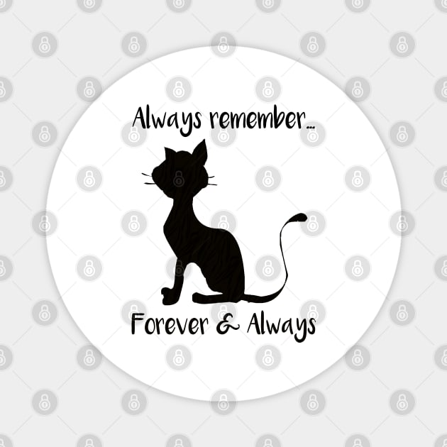 Cat Lovers unconditional Love Quote Magnet by PlanetMonkey